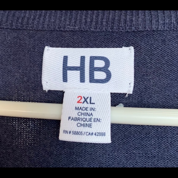 Men’s Casual V Neck Sweater - Picture 2 of 2